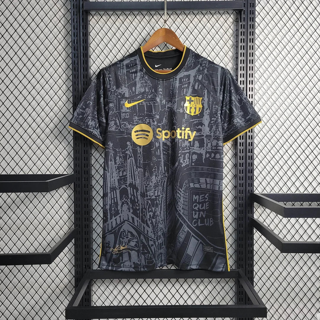 2023/2024 Barcelona Special Edition Black Football Shirt 1:1 Thai Quality FTBL4ALL