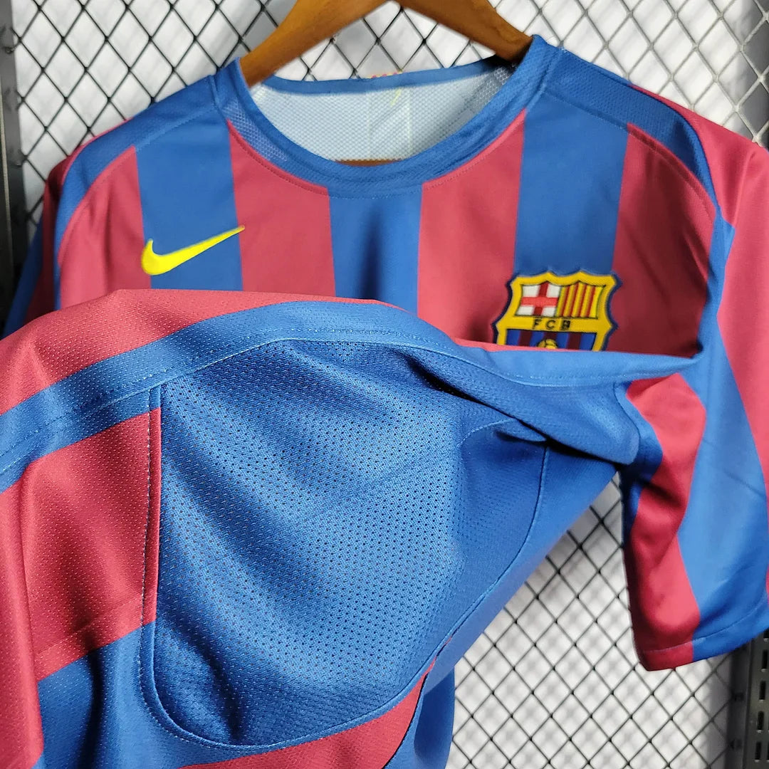 2005/2006 Retro Barcelona Home Football Shirt UEFA Champions League 1:1 Thai Quality FTBL4ALL