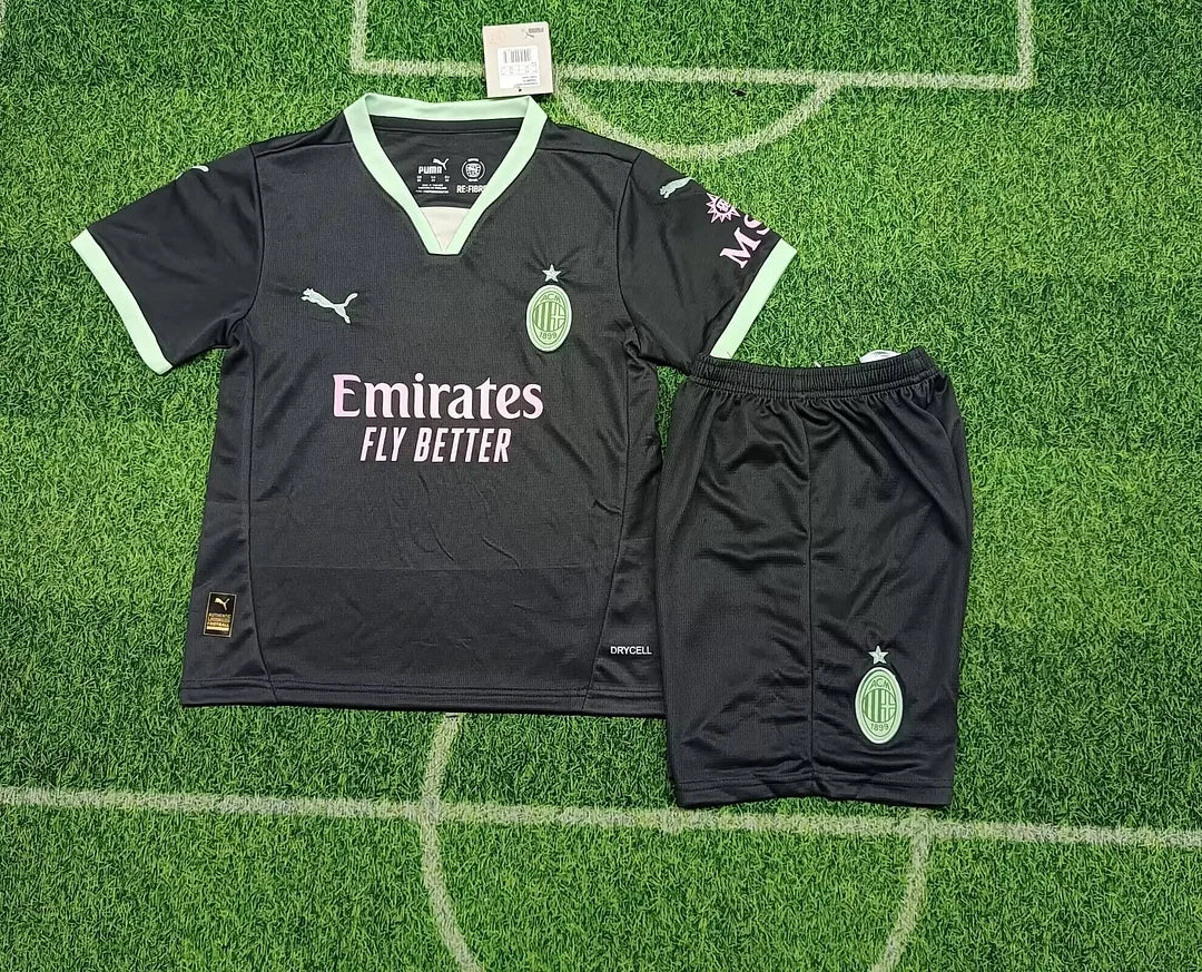 2024/2025 AC Milan Third Away Football Shirt 1:1 Thai Quality Kids Size FTBL4ALL