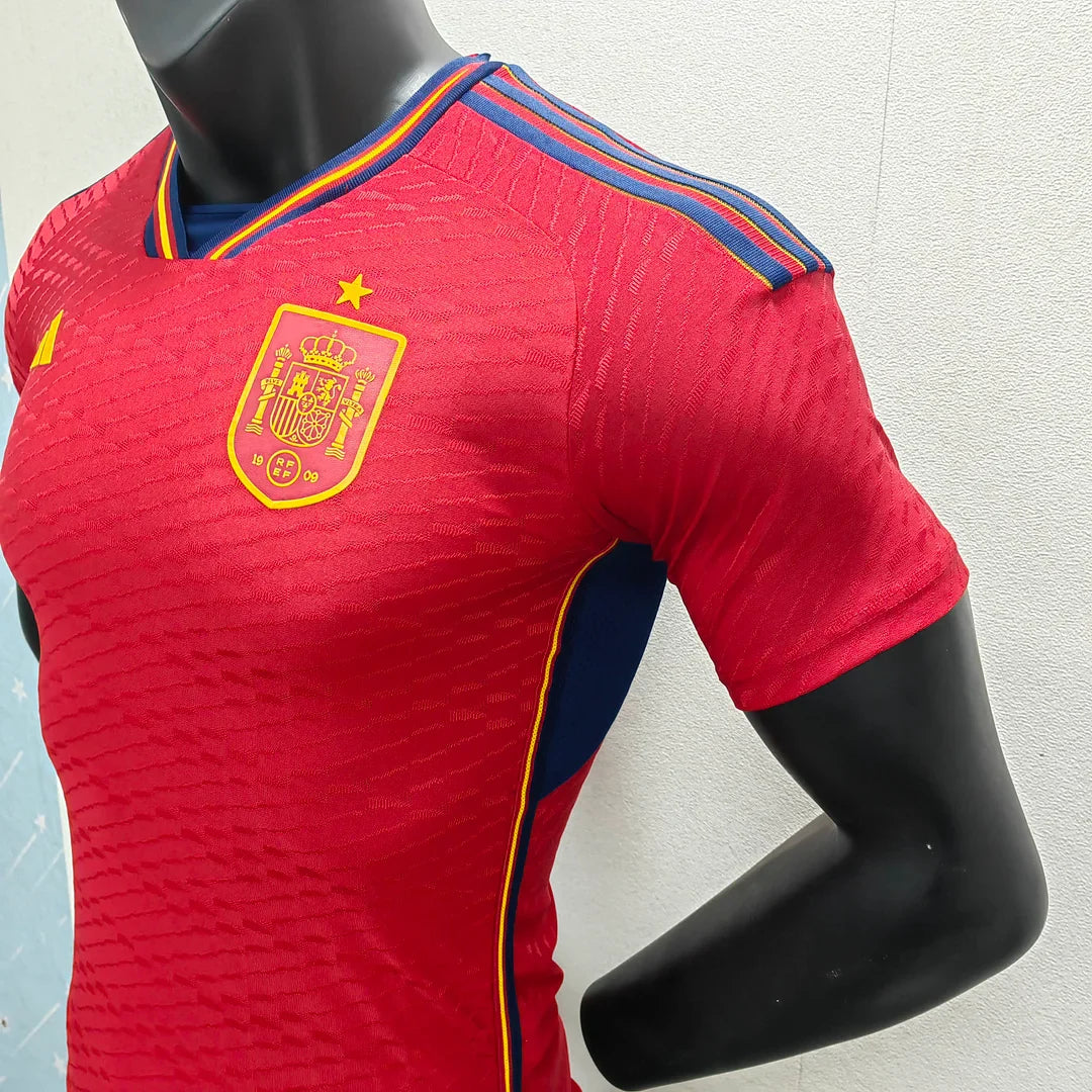 2022 FIFA World Cup Spain Home Soccer Shirt - Player Version FTBL4ALL