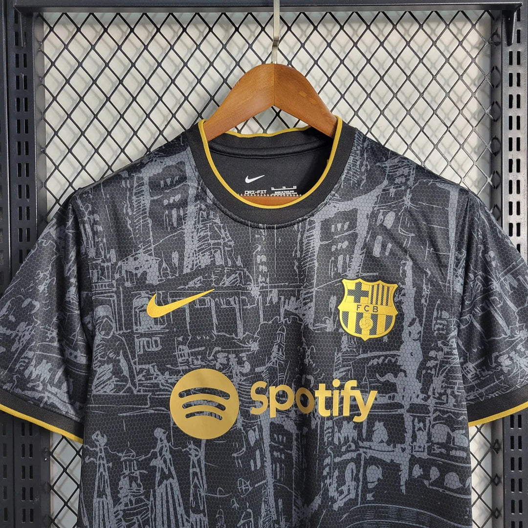 2023/2024 Barcelona Special Edition Black Football Shirt 1:1 Thai Quality FTBL4ALL