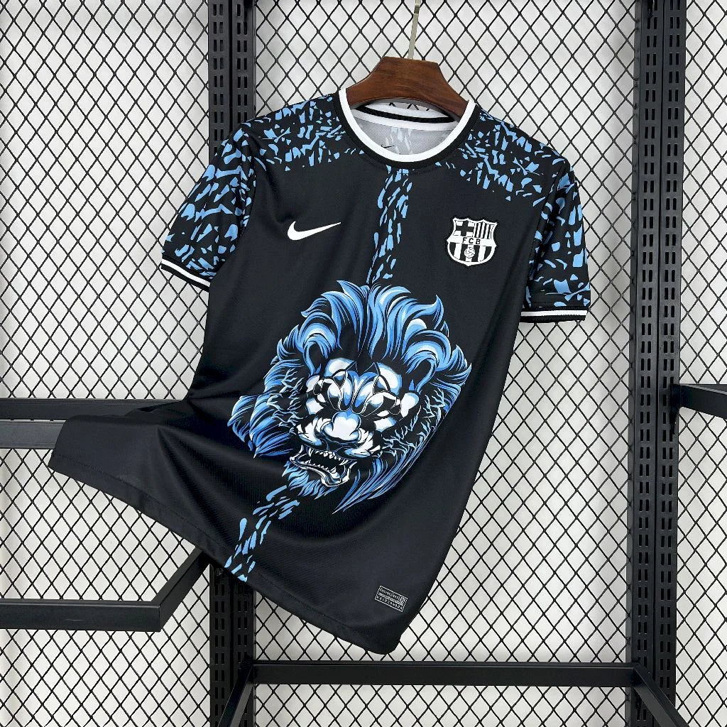 2025 Barcelona Black Lion Special Edition Football Shirt FTBL4ALL