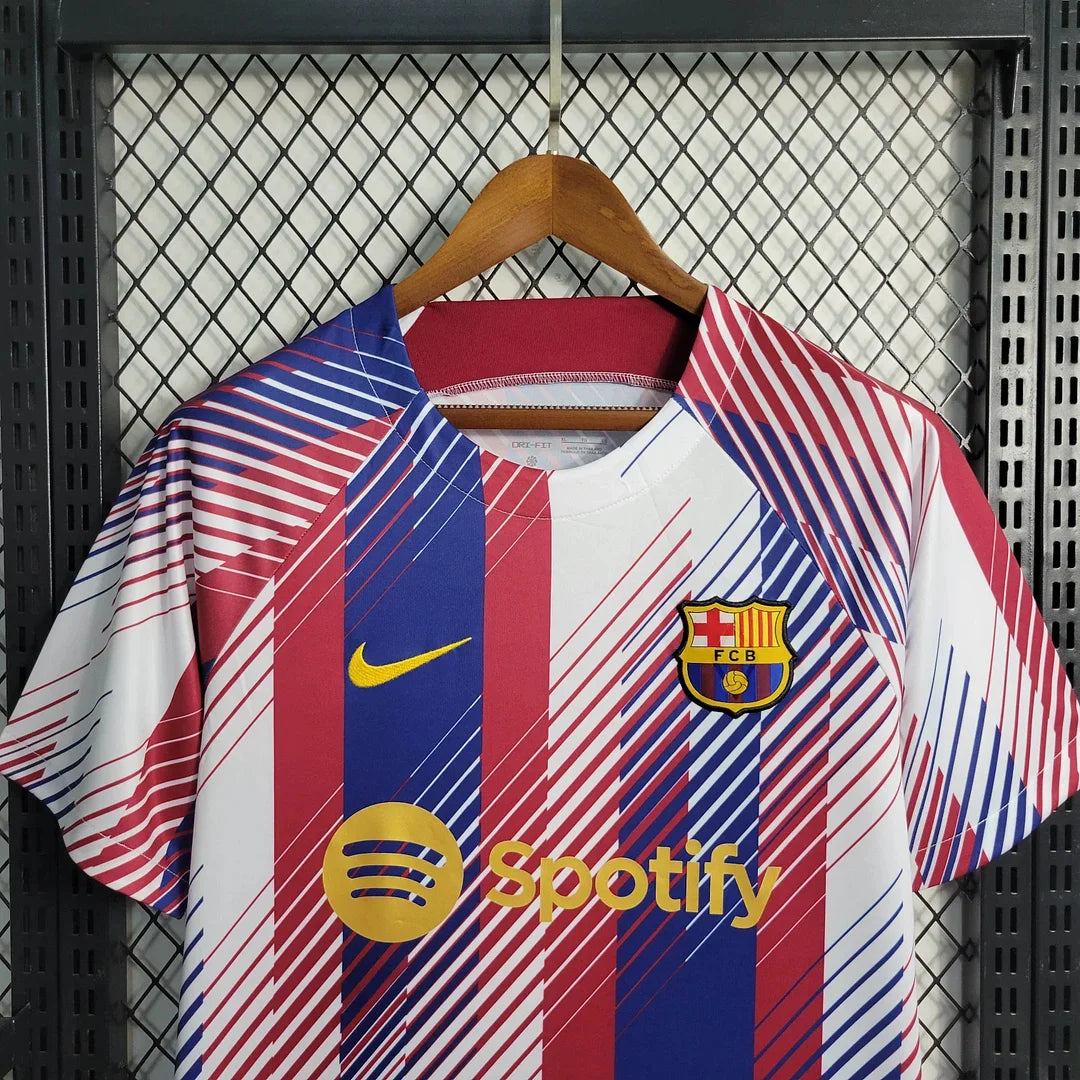 2023/2024 Barcelona Training Wear Red White Blue Jersey FTBL4ALL
