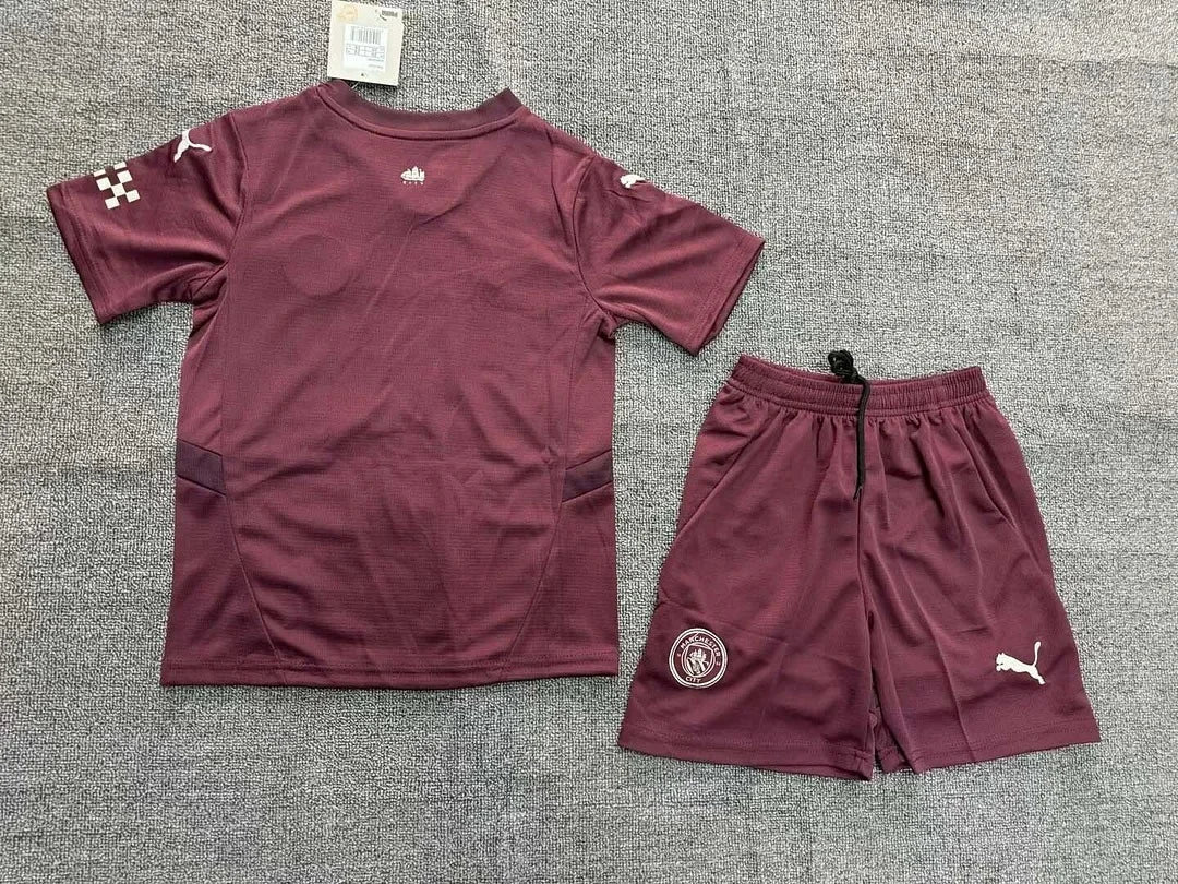 2024/2025 Manchester City Third Away Football Shirt 1:1 Thai Quality Kids Size FTBL4ALL
