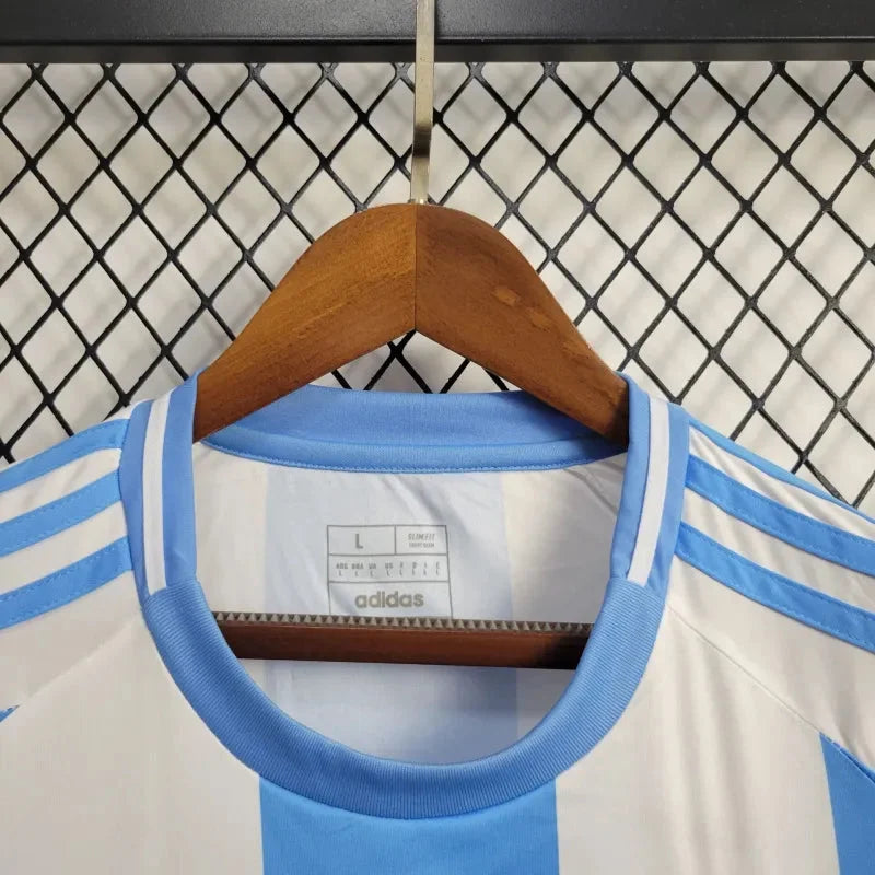 2024 Long Sleeve Argentina Home Soccer Jersey 1:1 Thai Quality FTBL4ALL