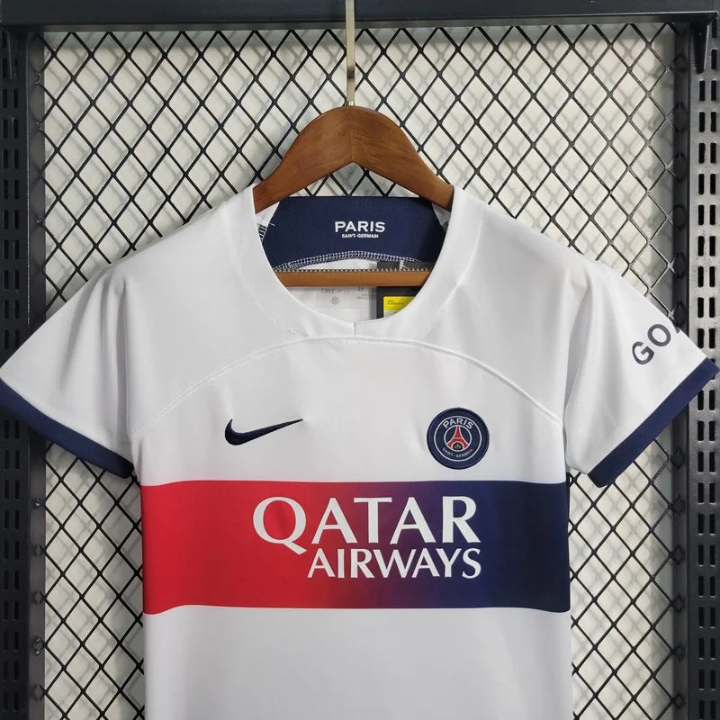 2023/2024 Psg Paris Saint-Germain Away Foowaytball Shirt 1:1 Thai Quality Kids Size FTBL4ALL
