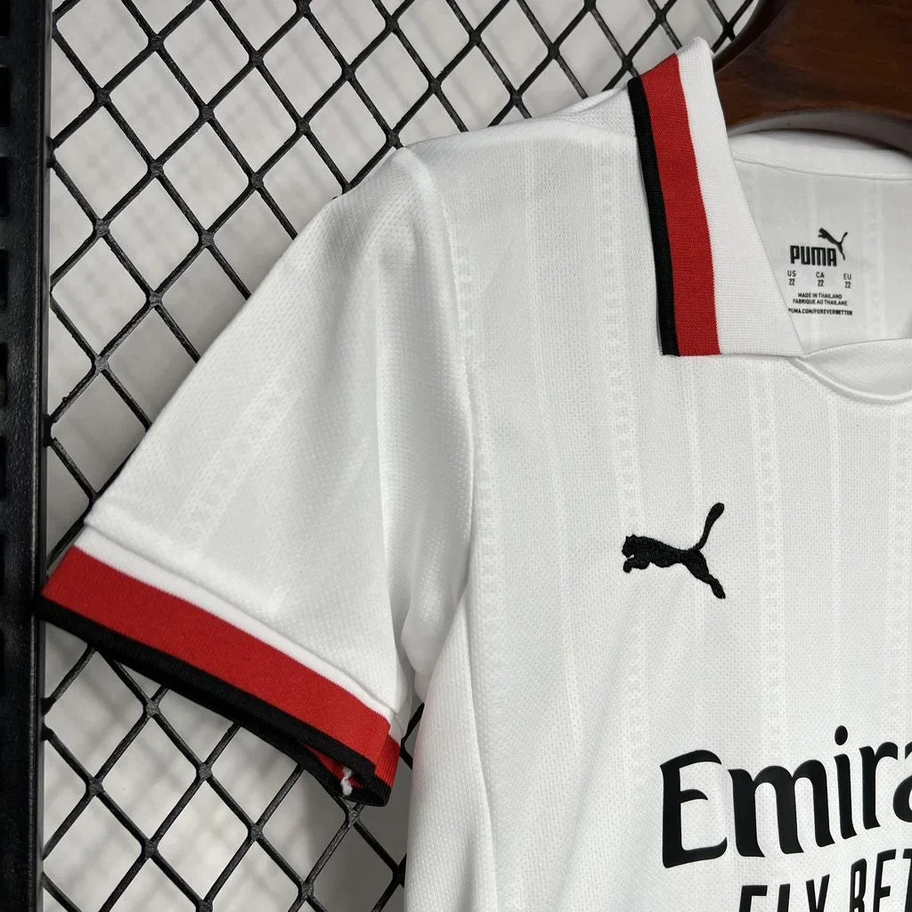 2024/2025 AC Milan Away Football Shirt 1:1 Thai Quality Kids Size FTBL4ALL