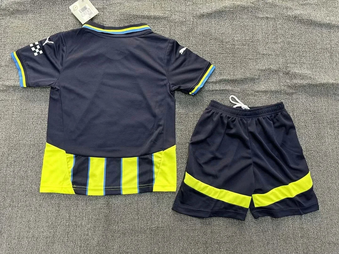 2024/2025 Manchester City Away Football Shirt 1:1 Thai Quality Kids Size FTBL4ALL