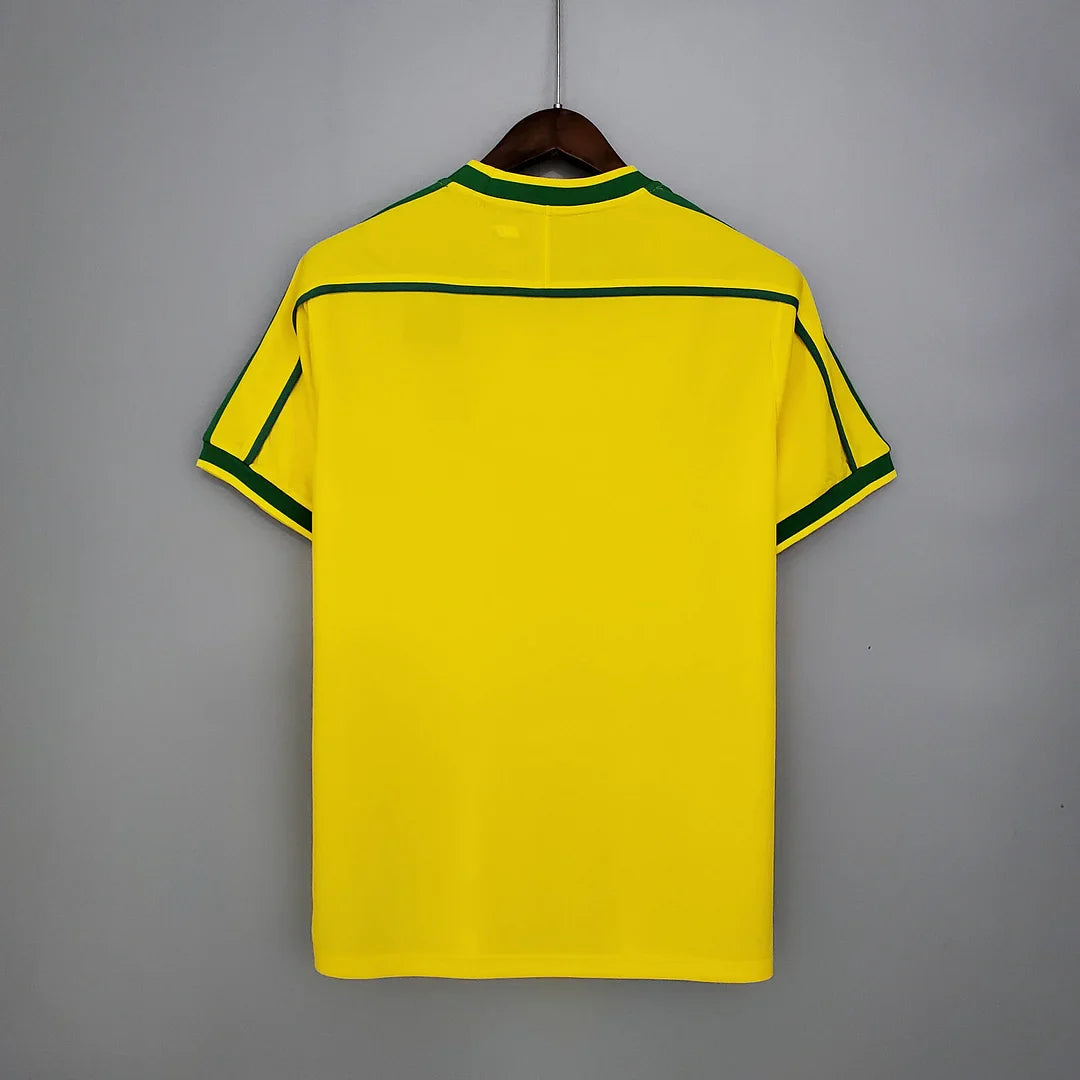 1998 Retro Brazil Soccer Jersey Home FTBL4ALL