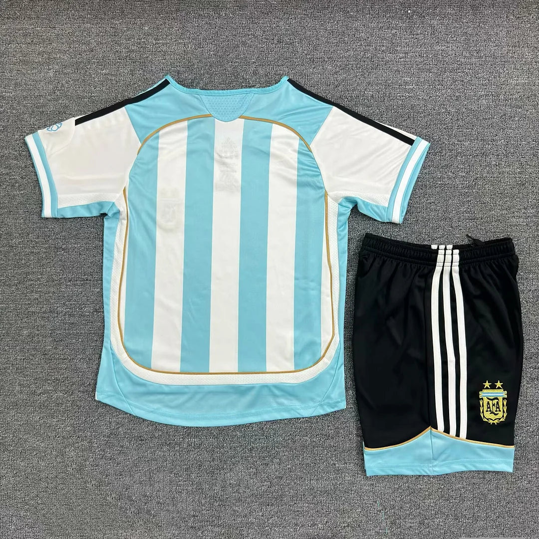 2006 Retro Argentina Home Football Shirt Kids Size FTBL4ALL