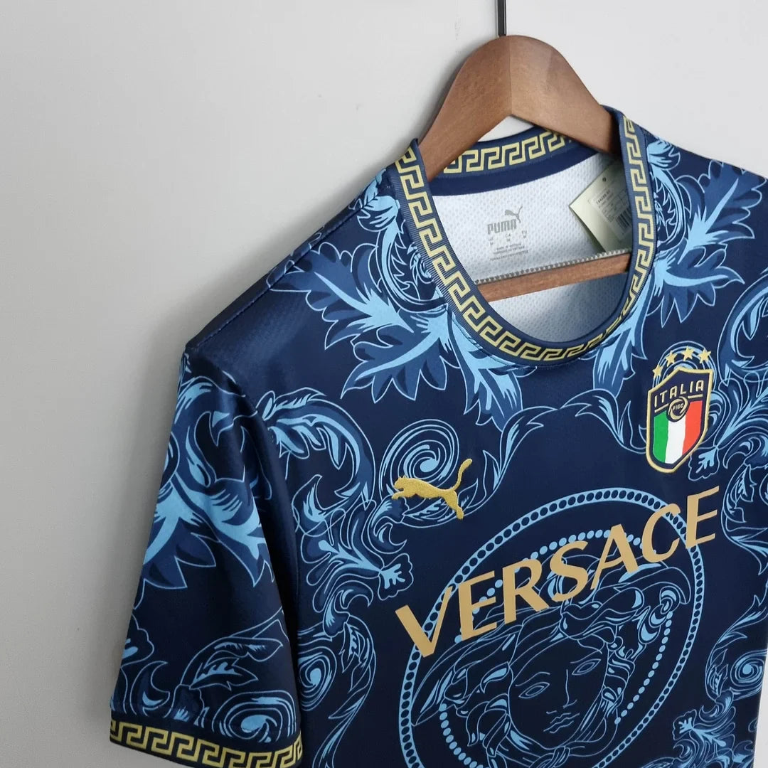 2022 Italy Commemorative Edition Blue Soccer Shirt FTBL4ALL