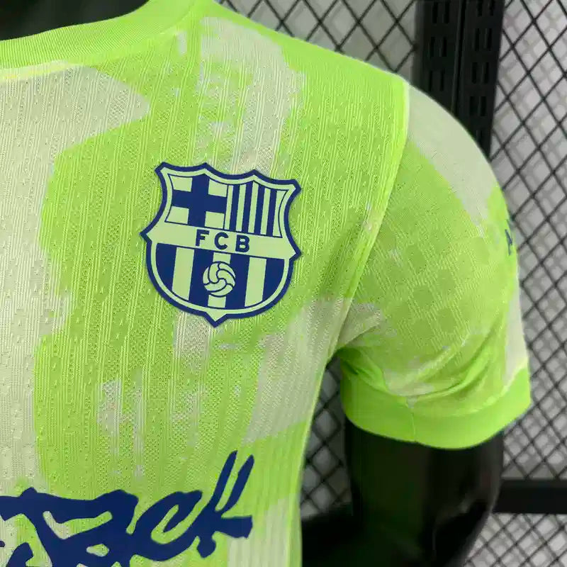 Barcelona x Travis Scott 24/25 Third Away Football Jersey Player Version FTBL4ALL