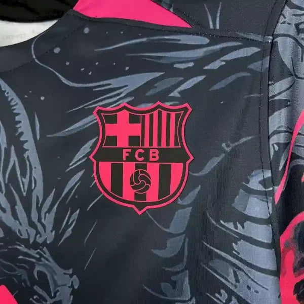 2025/2026 Barcelona Special Edition Dark and Pink Football Shirt FTBL4ALL