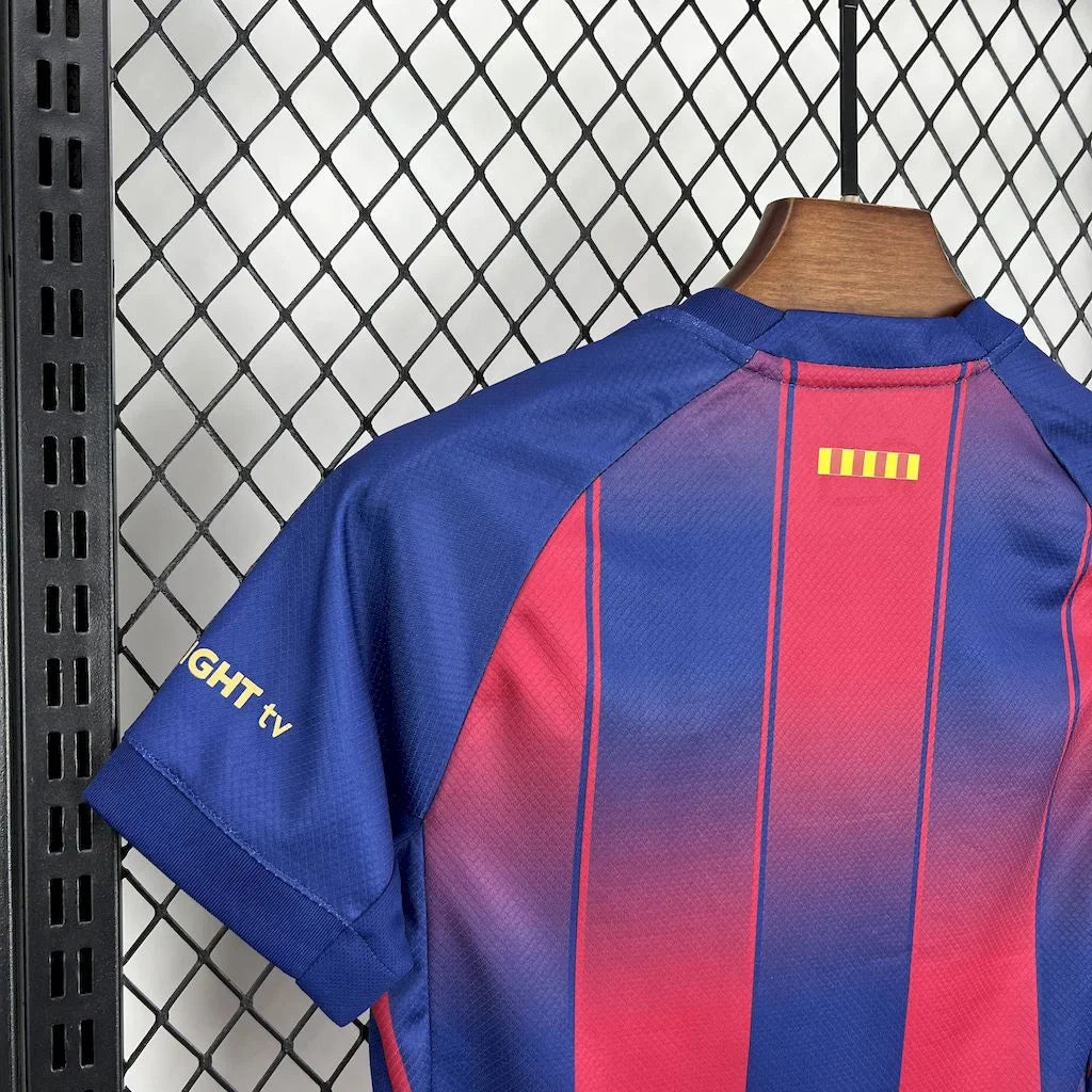 2025/2026 Barcelona Home Football Shirt Kids Size FTBL4ALL