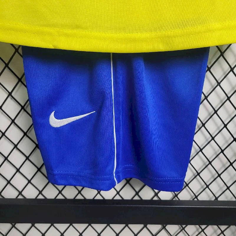 2002 Retro Kids Size Brazil Home Soccer Jersey FTBL4ALL