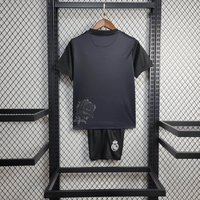 2024/2025 Real Madrid Y-3 Special Edition Black Football Shirt 1:1 Thai Quality Kids Size FTBL4ALL