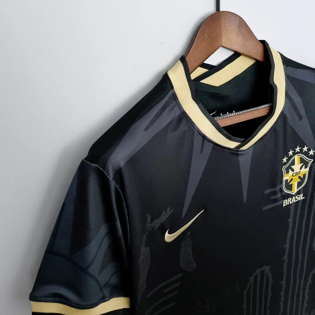 2022 Brazil Special Edition Black Soccer Jersey FTBL4ALL