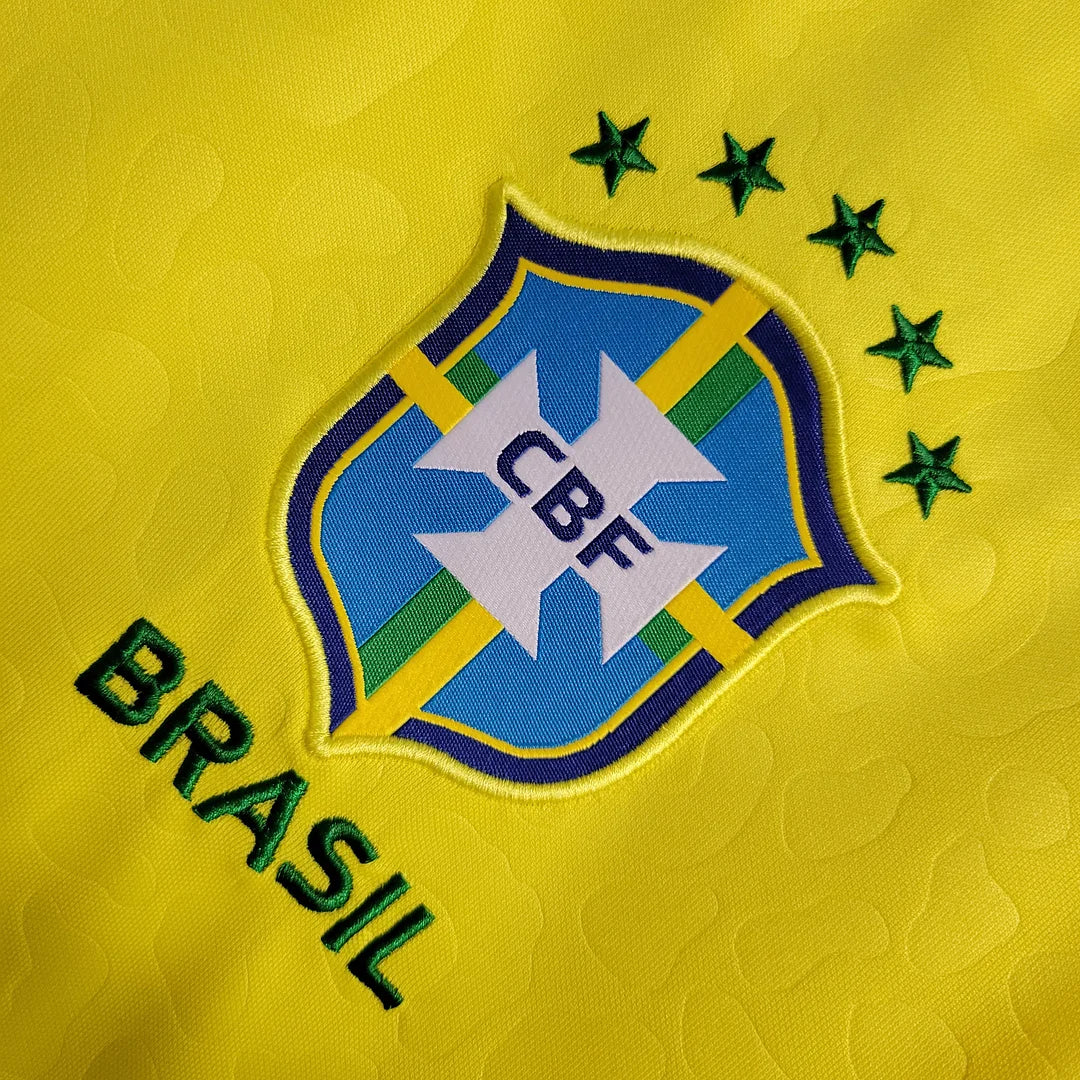 2022 World Cup Brazil Home Soccer Jersey FTBL4ALL