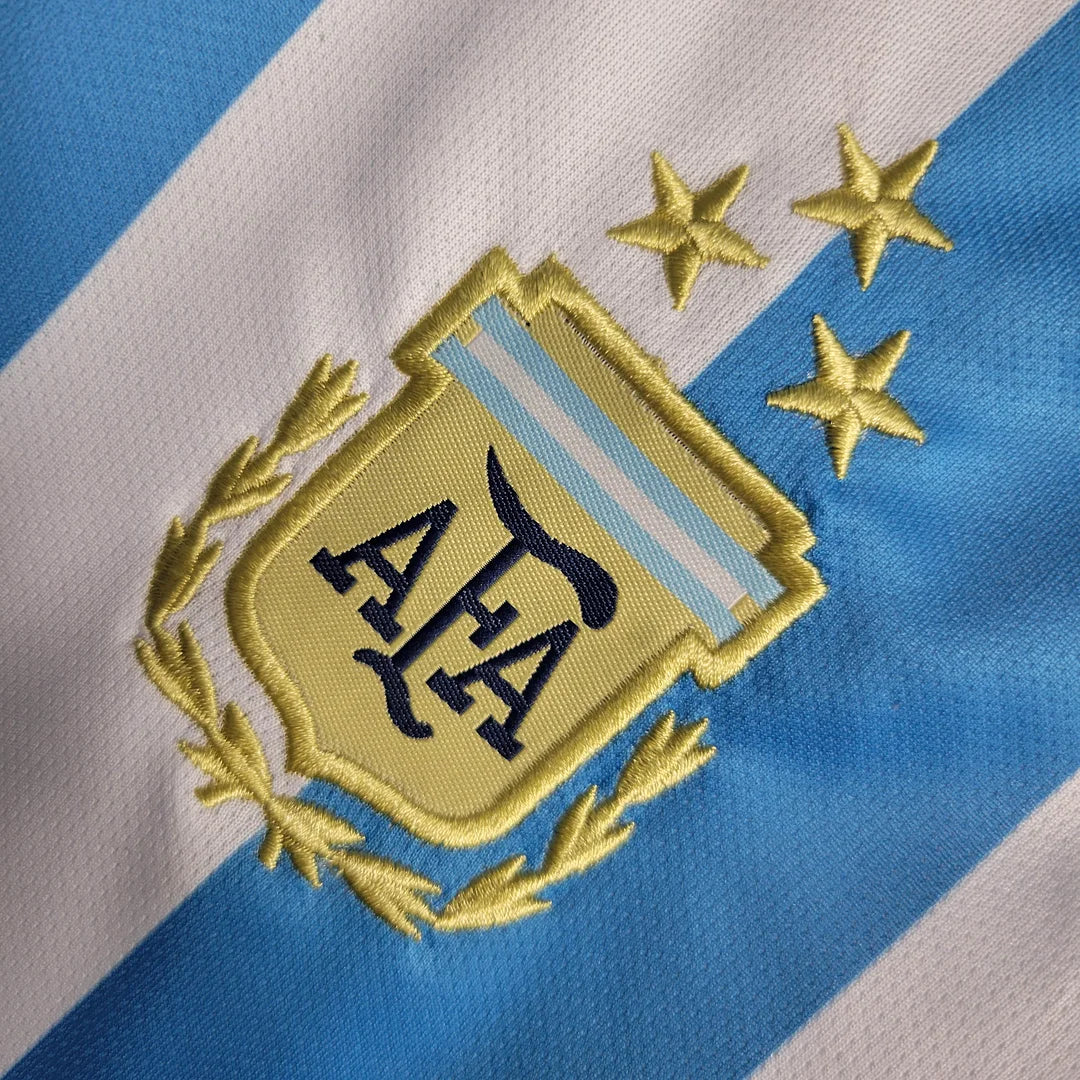 2022 Argentina Home Football Shirt Kids Size FTBL4ALL