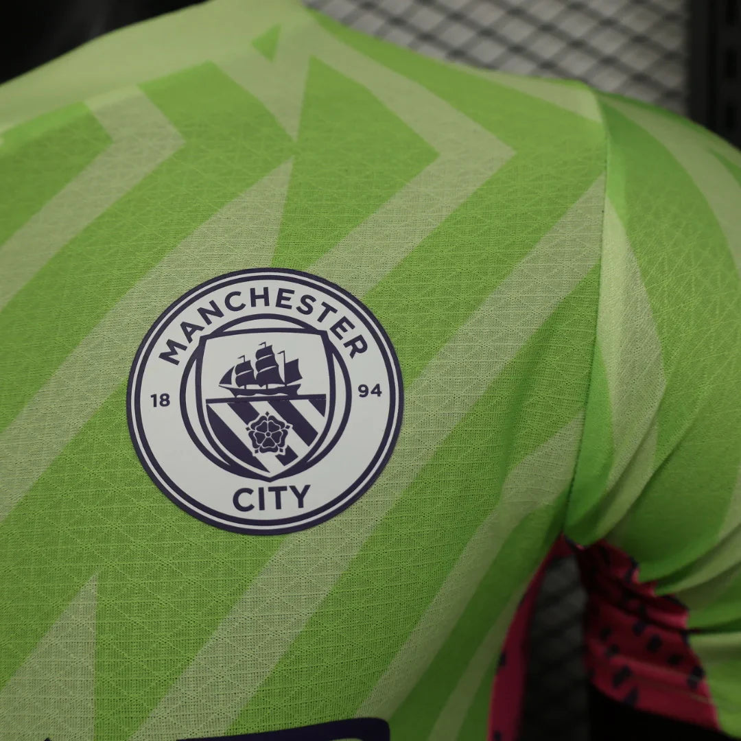 2023/2024 Manchester City Goalkeeper Green Football Shirt 1:1 Thai Quality - Player Version FTBL4ALL