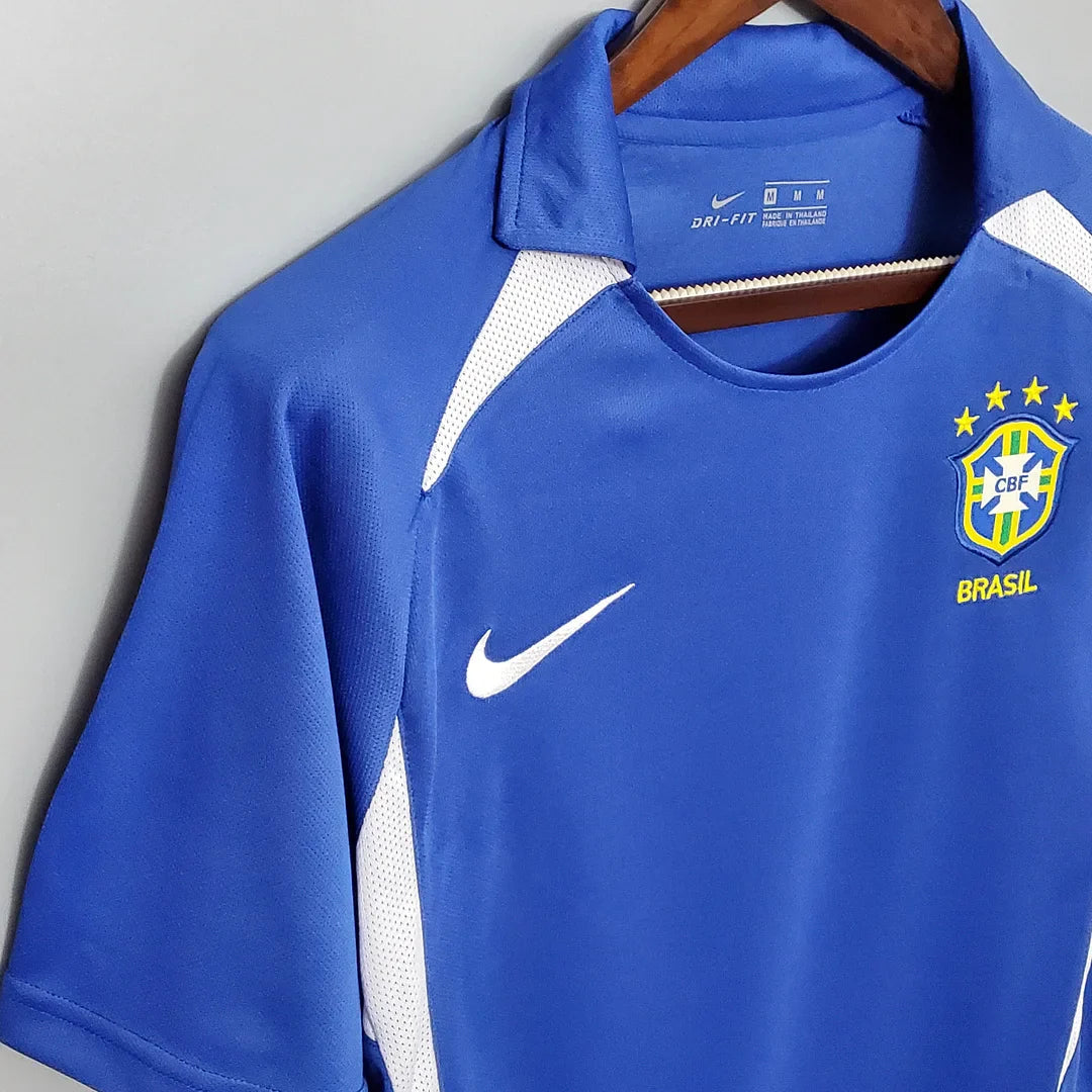 2002 Retro Brazil Away Soccer Jersey FTBL4ALL