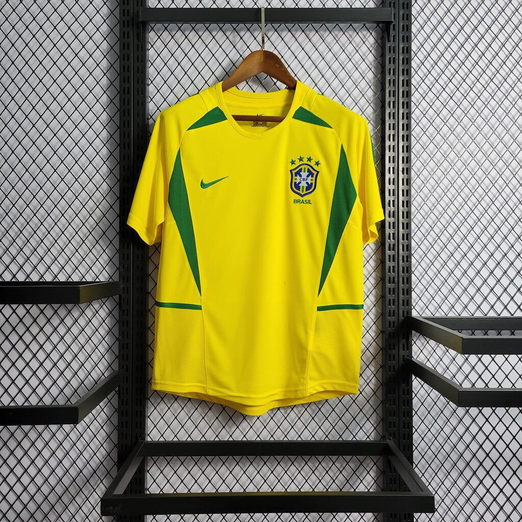 2002 Retro Brazil Soccer Jersey Home FTBL4ALL