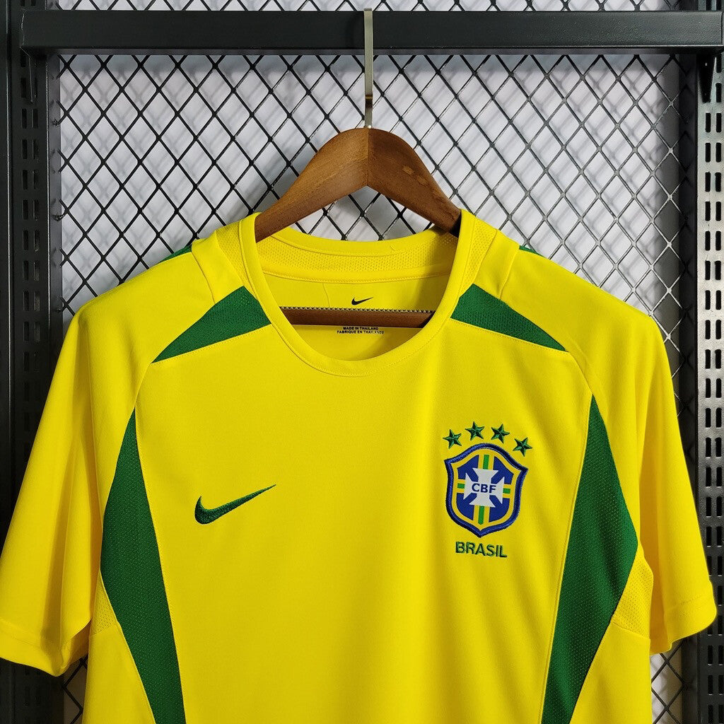 2002 Retro Brazil Soccer Jersey Home FTBL4ALL
