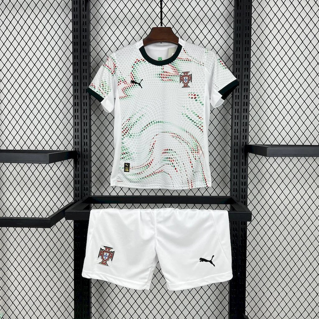 2025 Portugal Away Football Shirt Kids Size 1:1 FTBL4ALL