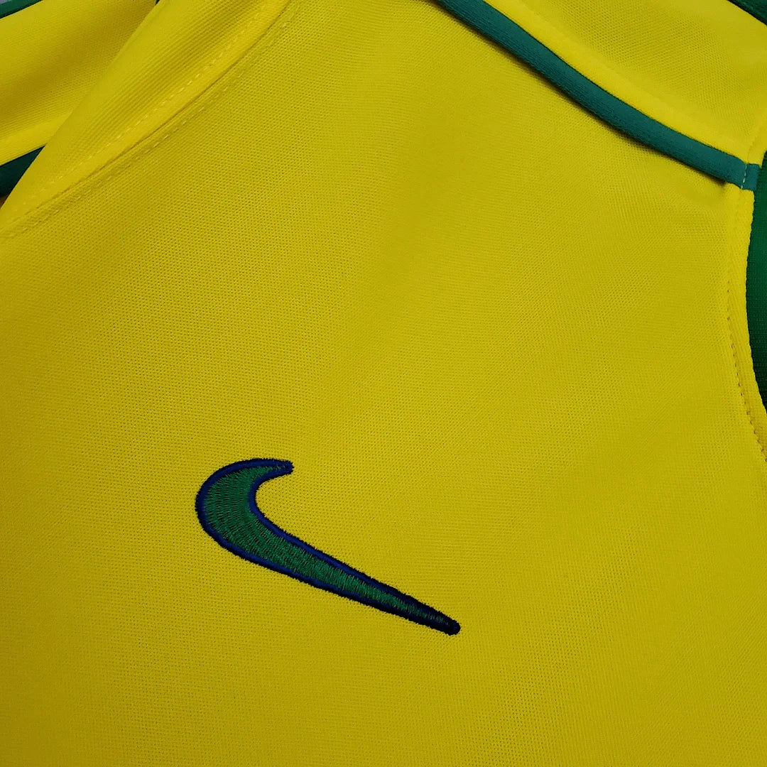 1998 Retro Brazil Soccer Jersey Home FTBL4ALL
