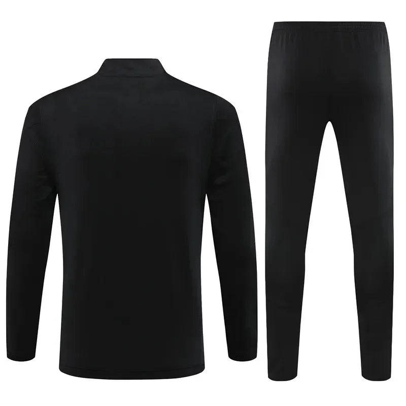 2023/2024 Bayern Munich Half-Pull Tracksuit Black Football Shirt 1:1 Thai Quality FTBL4ALL