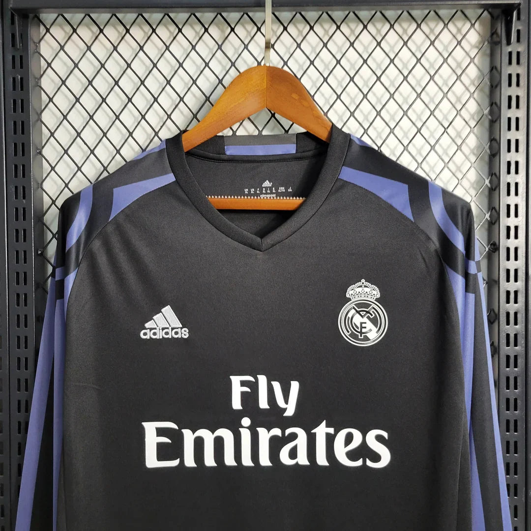 2016/2017 Retro Long Sleeve Real Madrid Third Away Football Shirt 1:1 Thai Quality FTBL4ALL