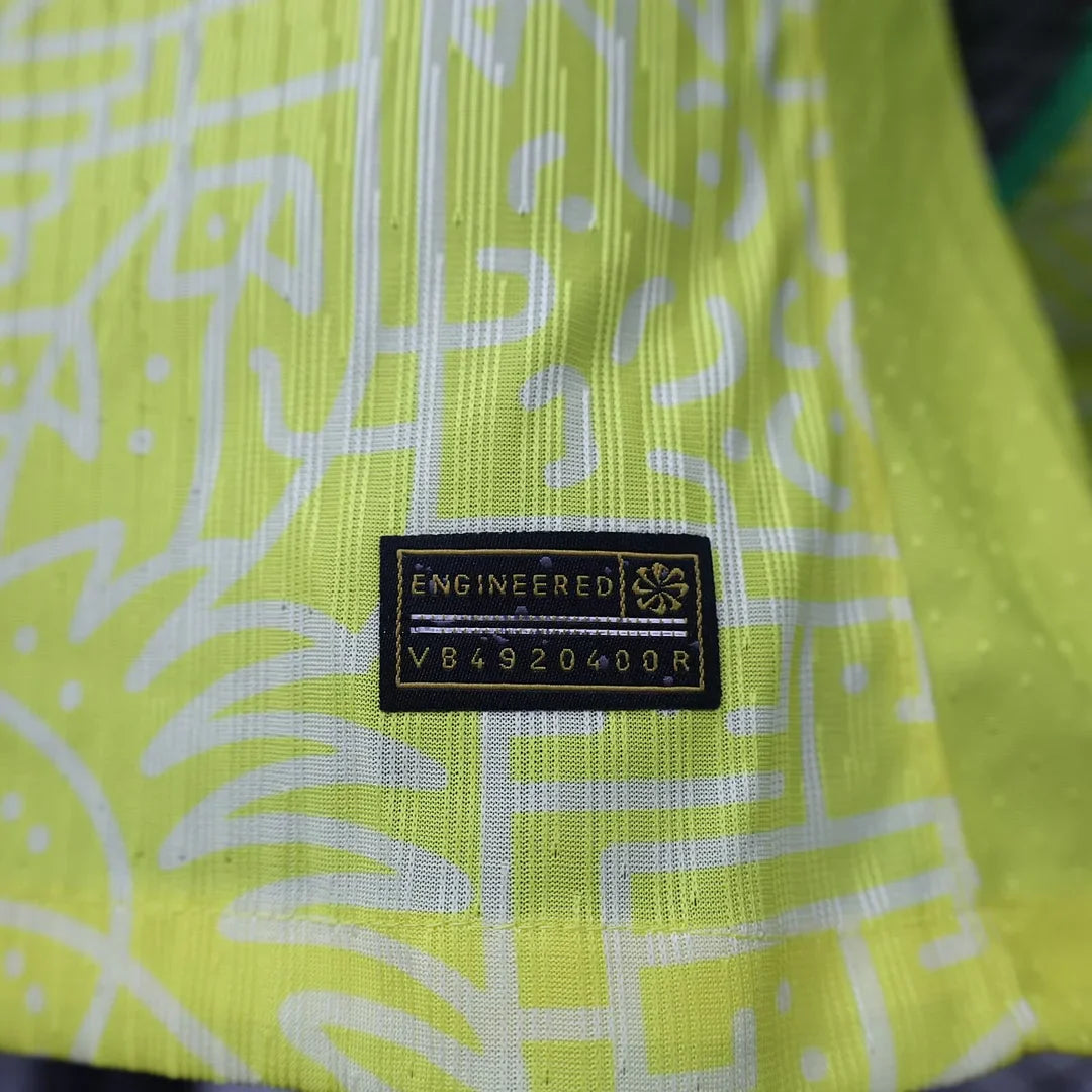 2024 Long Sleeve Player Version Brazil Home Football Shirt 1:1 Thai Quality FTBL4ALL