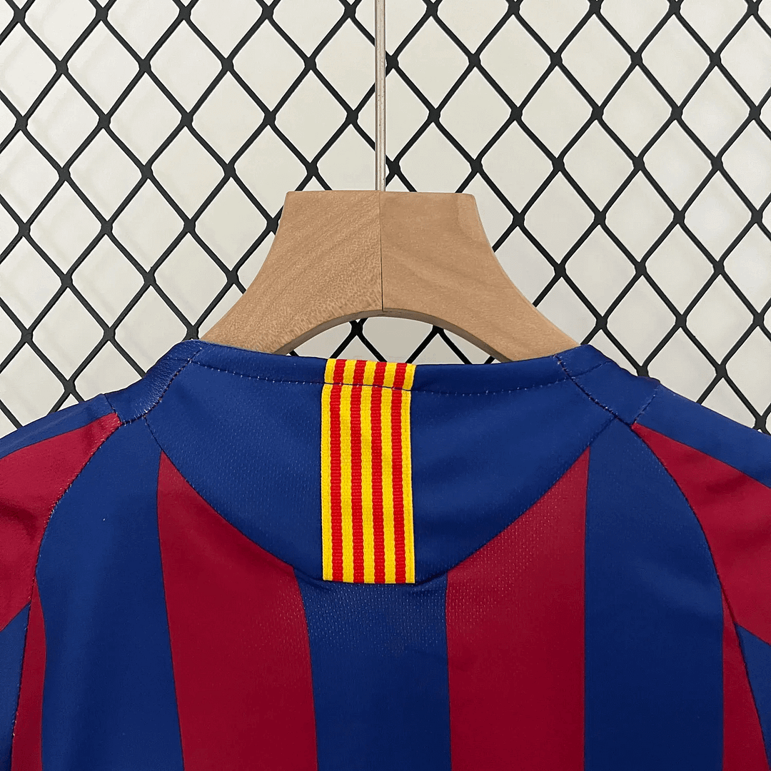 2005/2006 Retro Kids Size Barcelona Home Football Shirt 1:1 Thai Quality FTBL4ALL
