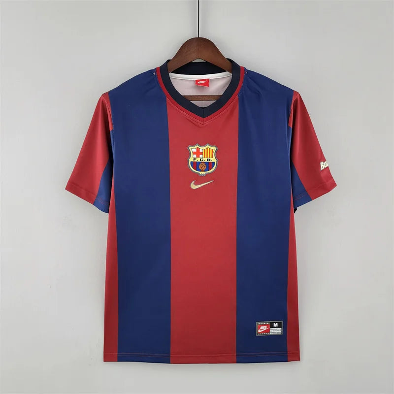 1998/1999 Retro Barcelona Football Shirt Home 1:1 Thai Quality FTBL4ALL