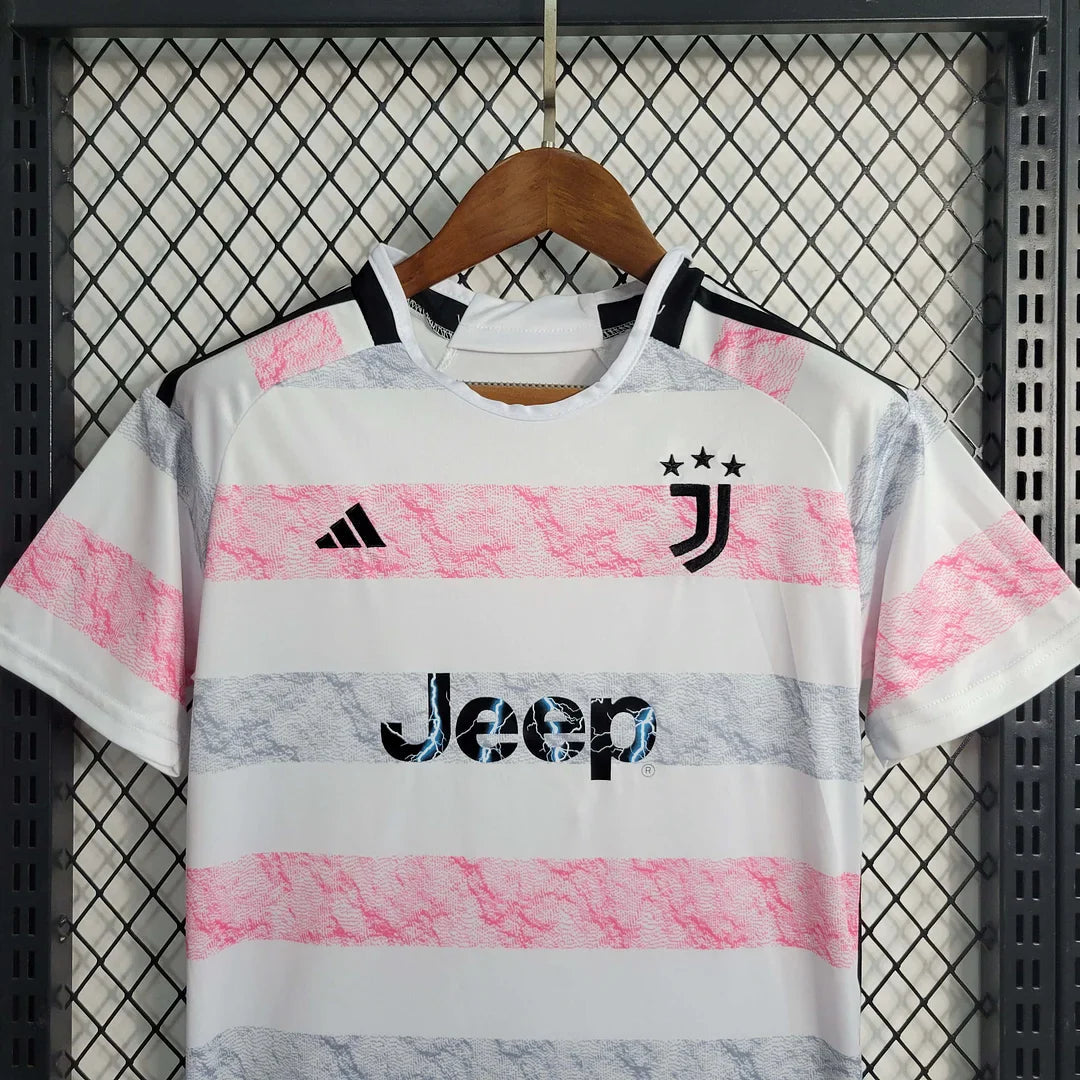 2023/2024 Juventus Away Soccer Jersey 1:1 Thai Quality Kids Size FTBL4ALL