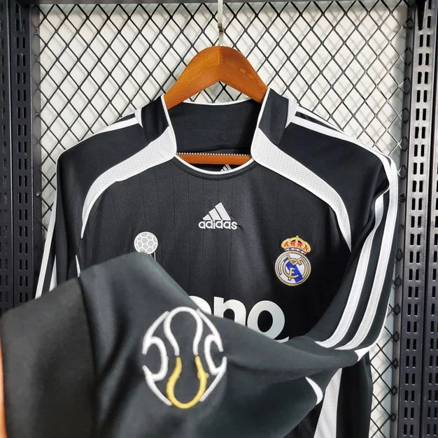 2006/2007 Retro Long Sleeve Real Madrid Away Football Shirt FTBL4ALL