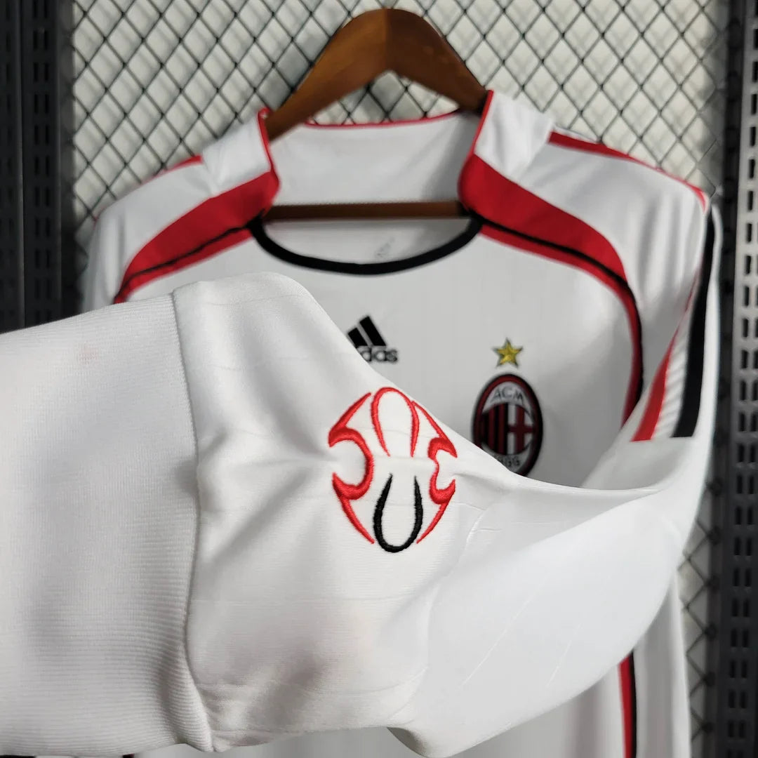 2006/2007 Retro Long Sleeve AC Milan Away Football Shirt 1:1 Thai Quality FTBL4ALL
