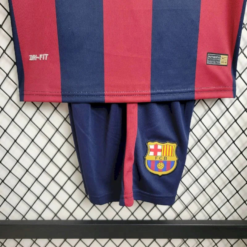 2014/2015 Retro Kids Size Barcelona Home Football Shirt 1:1 Thai Quality FTBL4ALL