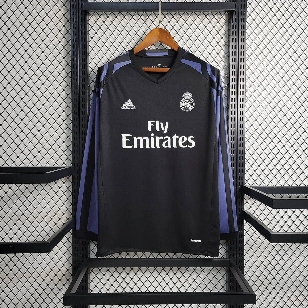 2016/2017 Retro Long Sleeve Real Madrid Third Away Football Shirt 1:1 Thai Quality FTBL4ALL
