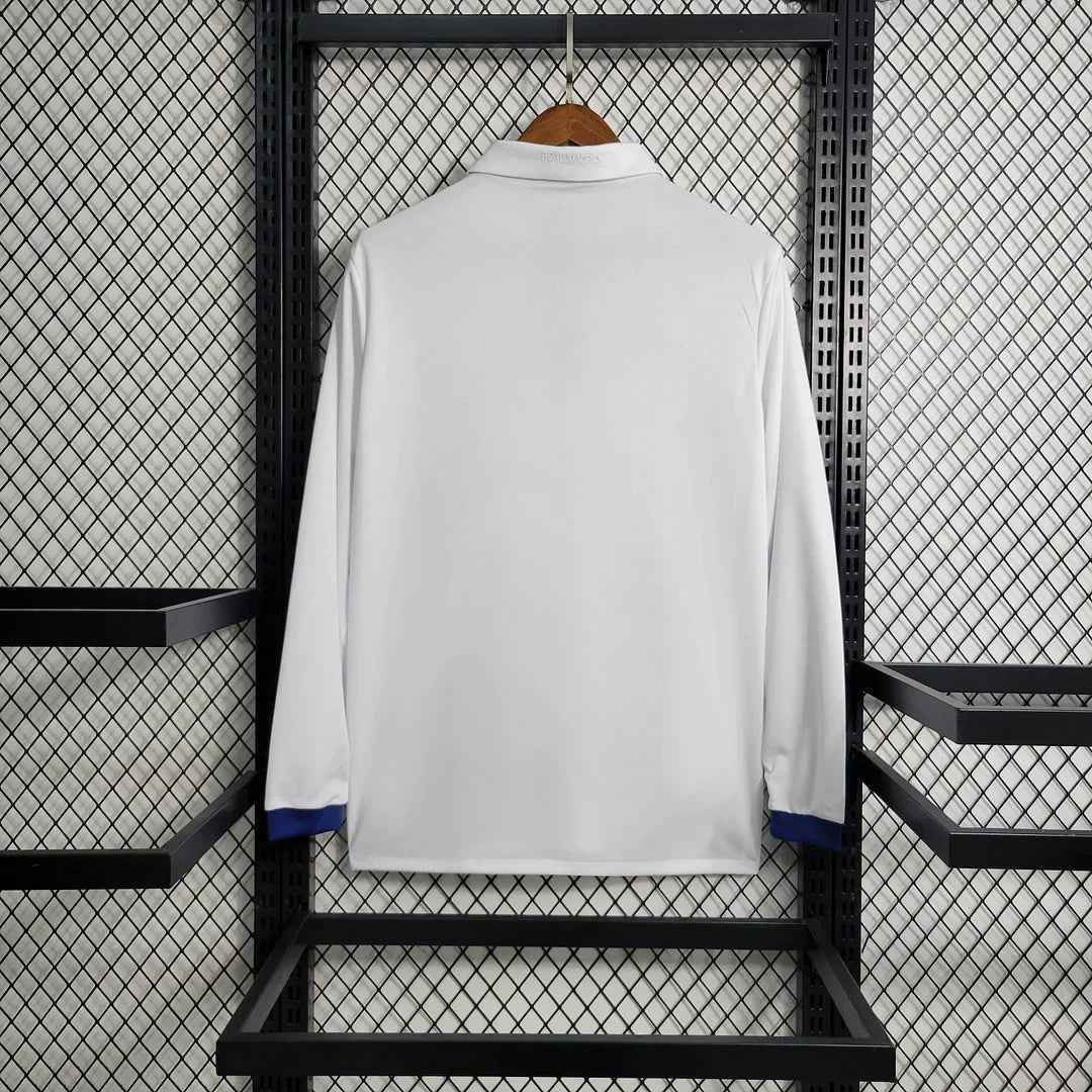2016/2017 Retro Long Sleeve Real Madrid Home Football Shirt 1:1 Thai Quality FTBL4ALL