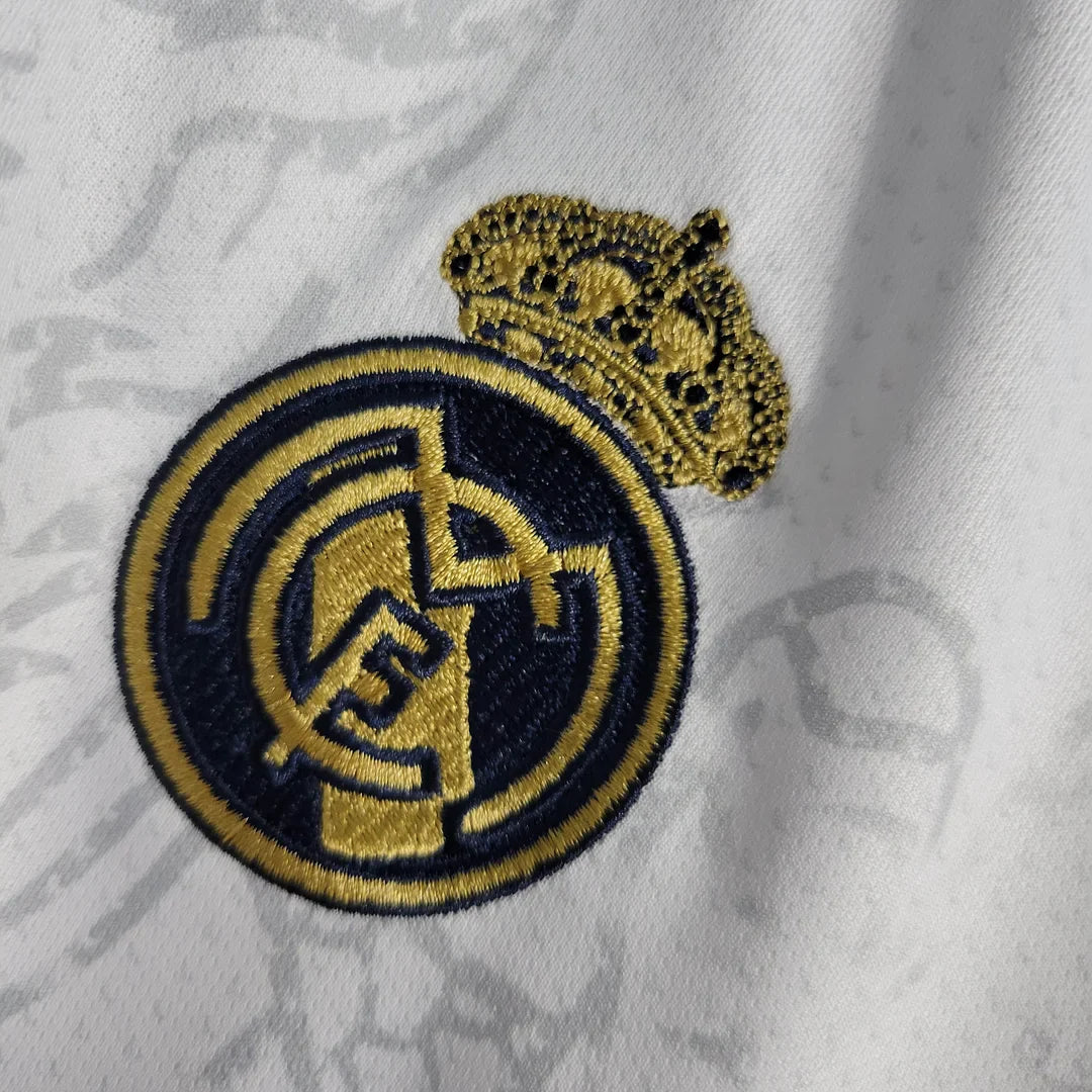 2022/2023 Real Madrid Chinese Dragon Football Shirt White FTBL4ALL