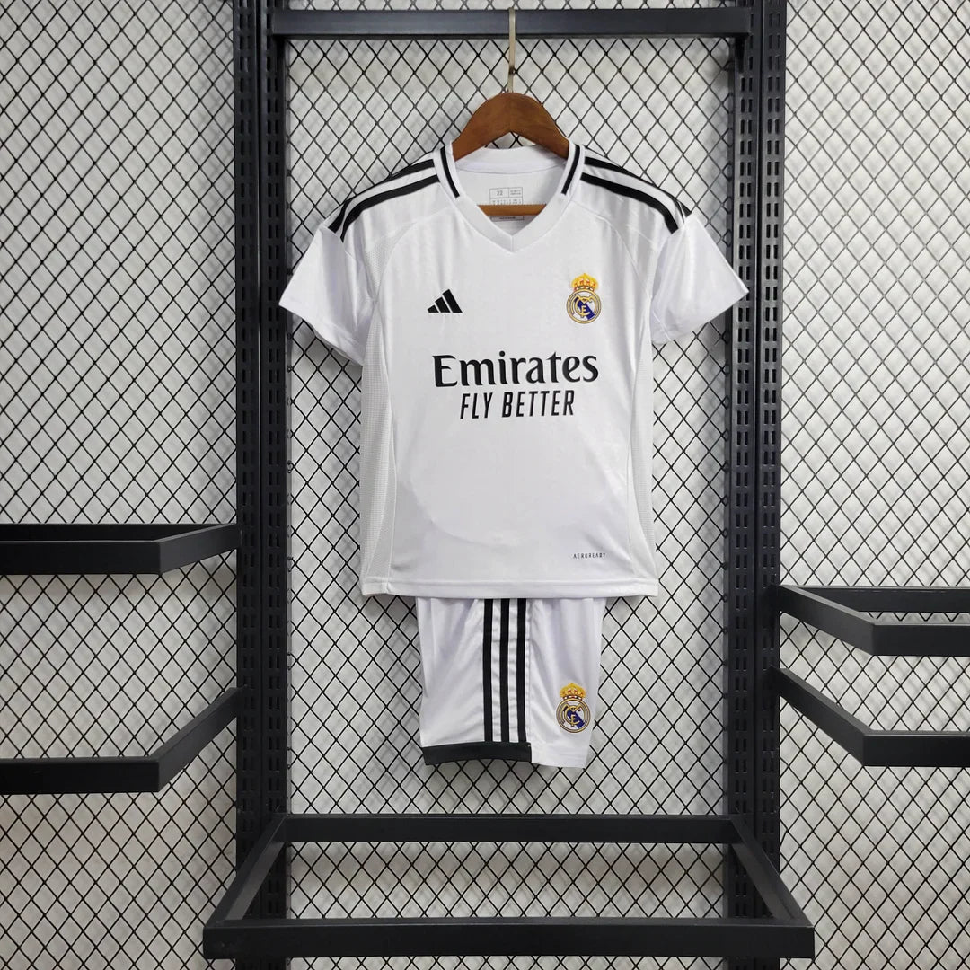2024/2025 Real Madrid Home Football Shirt 1:1 Thai Quality Kids Size FTBL4ALL