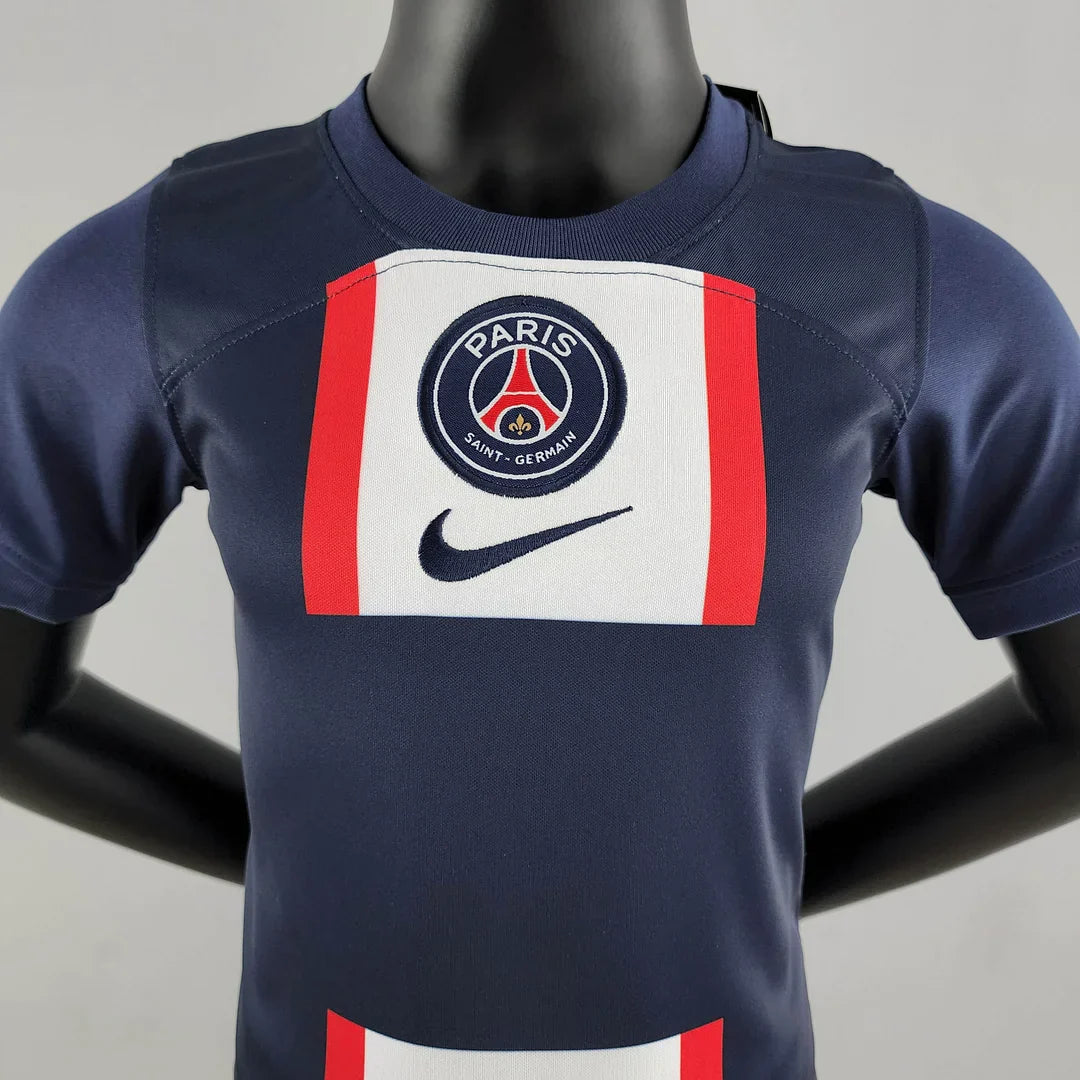 2022/2023 Psg Paris Saint-Germain Home Football Shirt 1:1 Thai Quality Kids Size FTBL4ALL