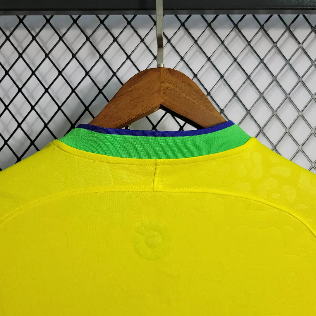 2022 World Cup Brazil Home Soccer Jersey FTBL4ALL