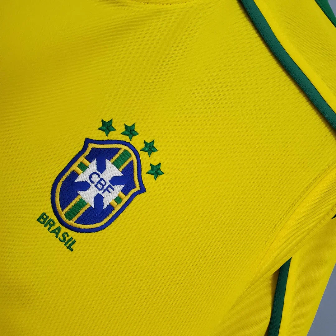 1998 Retro Brazil Soccer Jersey Home FTBL4ALL
