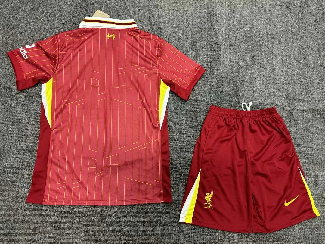 2024/2025 Liverpool Home Soccer Jersey 1:1 Thai Quality Kids Size FTBL4ALL