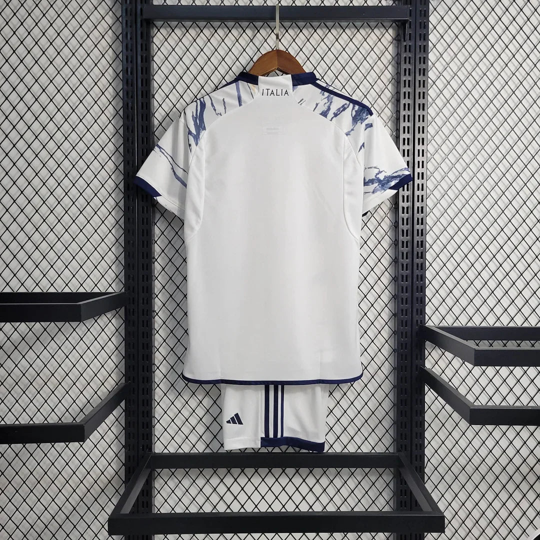 2023 Italy Away Soccer Shirt Kids Size FTBL4ALL