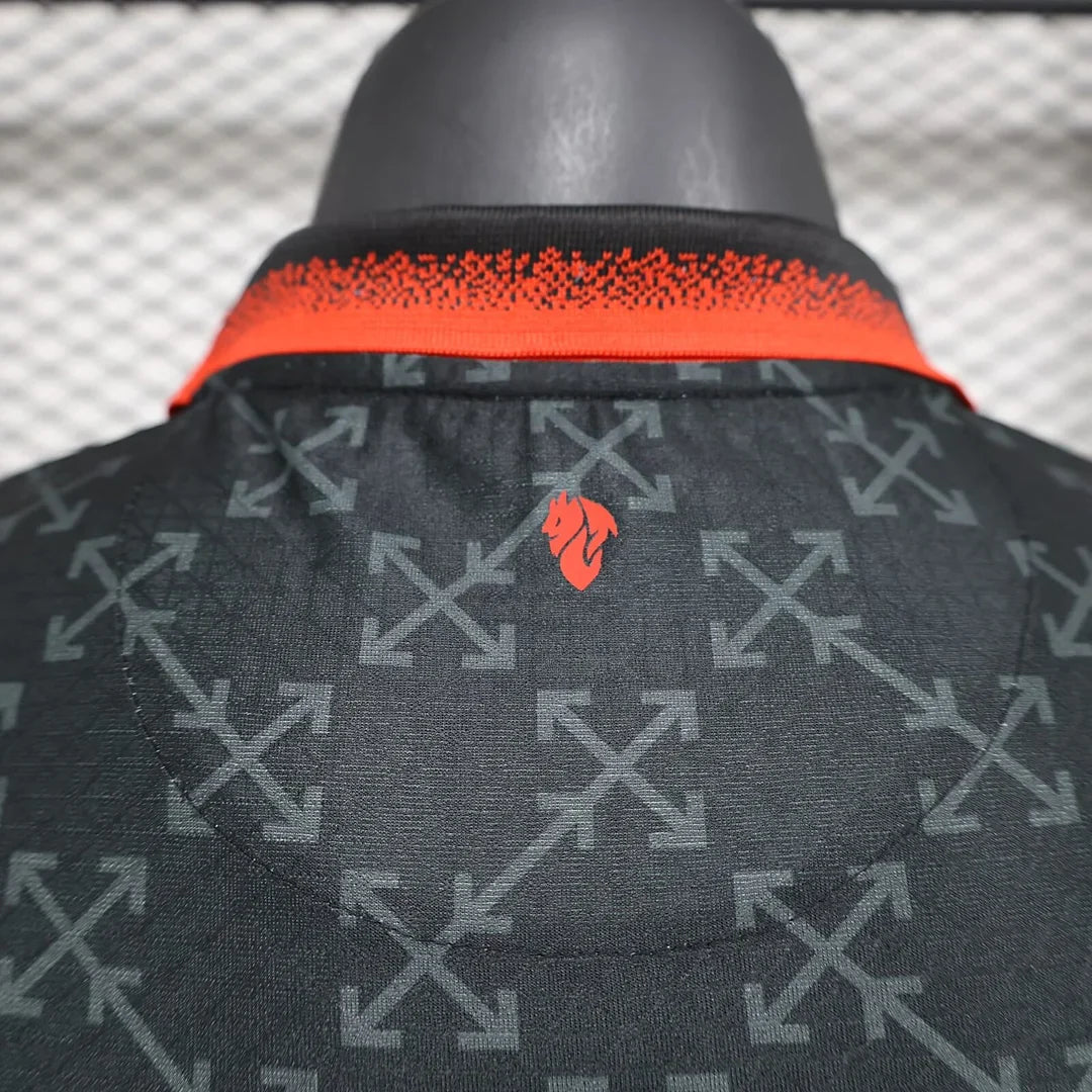 2024/2025 Player Version AC Milan x OFF-WHITE Football Shirt FTBL4ALL