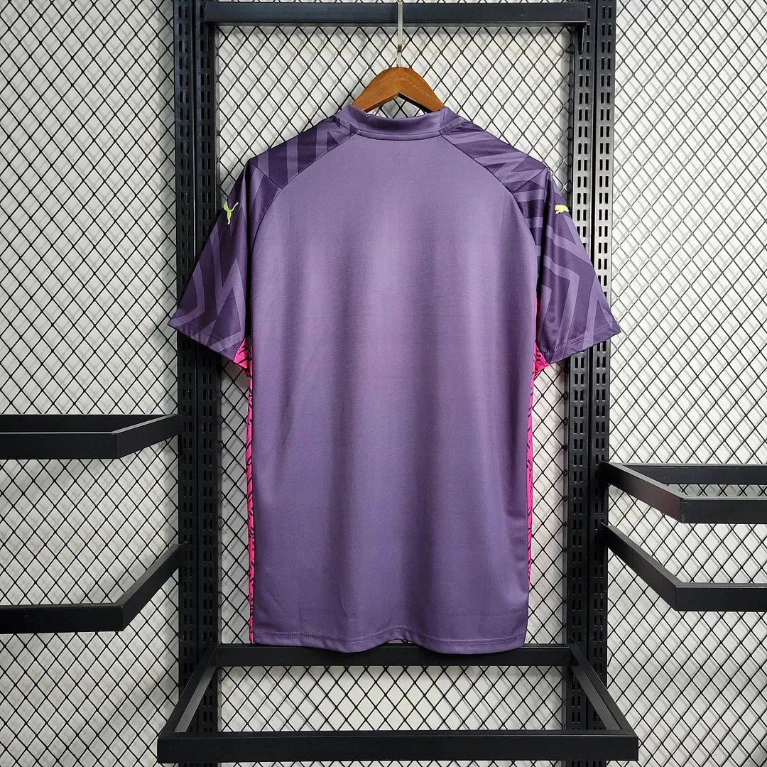 2023/2024 Manchester City Goalkeeper Purple Football Shirt 1:1 Thai Quality FTBL4ALL