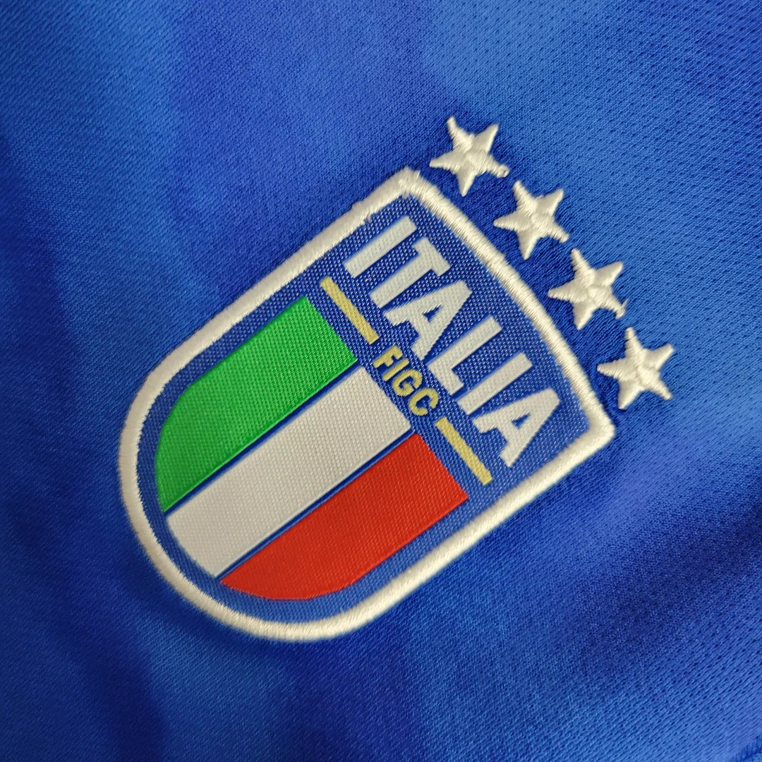 2023 Italy Home Soccer Shirt Kids Size FTBL4ALL